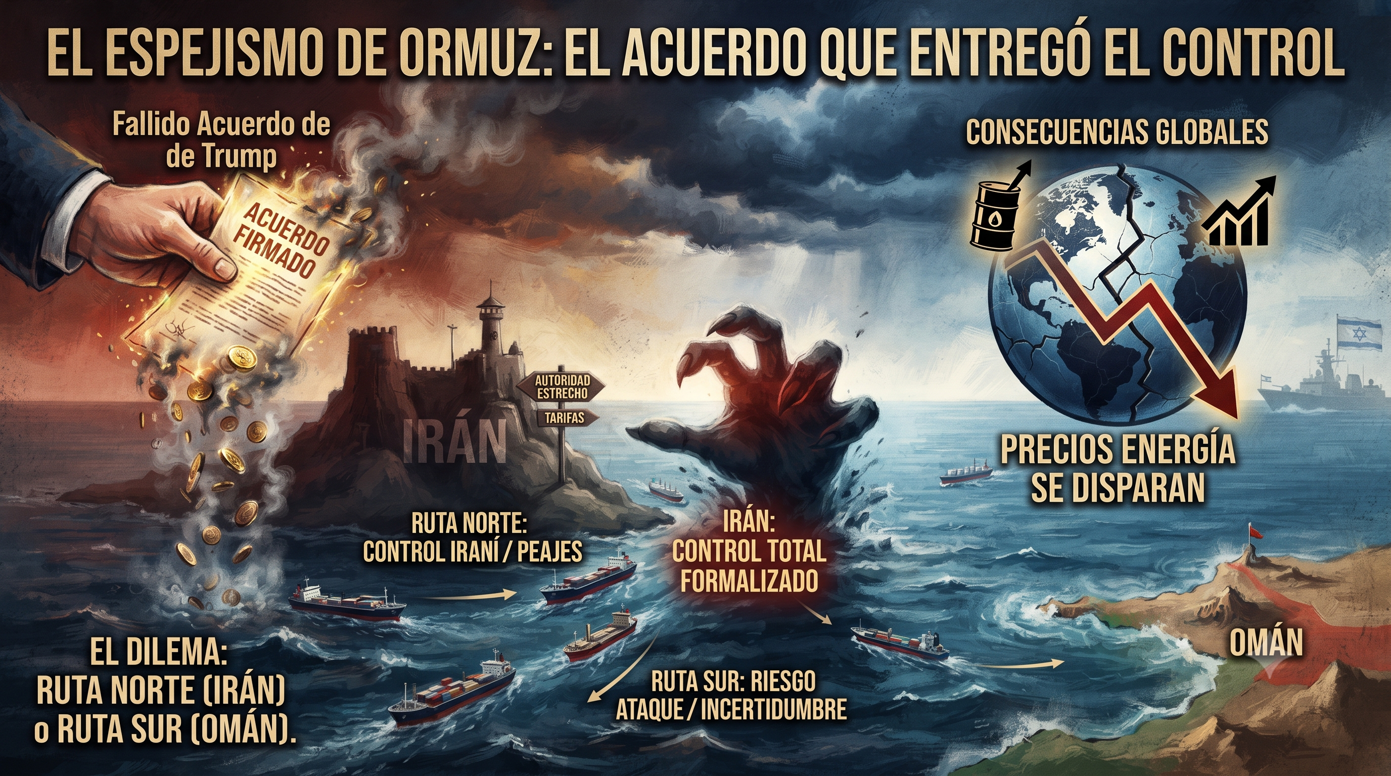 Por espejismo de Ormuz, improvisación diplomática entregó control petrolero mundial a Pekín y Teherán